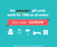 Get Free Rs.1000 Amazon Gift Card on all orders