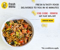 Get 50% off on all orders (No. Min Purchase required)