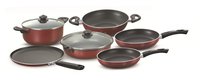 Prestige Omega Deluxe Induction Base Non-Stick Kitchen Set, 6-Pieces
