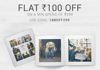 Get Rs 100 off on minimum order of Rs.299