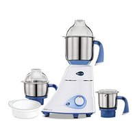 Preethi Blue Leaf Diamond 750-Watt Mixer Grinder (Blue/White)