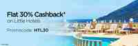 Flat 30% cashback upto INR 5000 Hotels 
