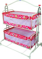 New Natraj Twins Cradle(Red)