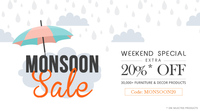 Extra 20% off on Furniture & Decor Products