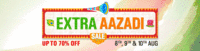 eBay Extra Aazadi Sale - Upto 70% off (8th - 10th August)