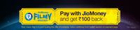 Pay with Jiomoney and get Rs.100 cashback on BookMyShow