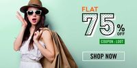 Flat 75% Off on Clothing & Accessories