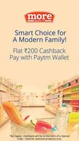 Flat Rs. 200 cashback Pay with Paytm Wallet