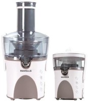 Havells Fusion Juice Extractor 2 IN 1 900 W Juicer (White & Grey)