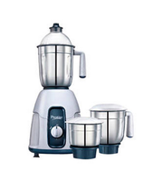 Prestige Stylo 750 W Mixer Grinder (White & Blue/3 Jar)