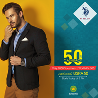 Get 50% cashback on US Polo Association Vouchers 