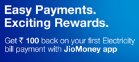 Get 100% cashback on your first electricity bill payment