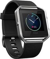 Fitbit Blaze Black Silver Smartwatch 