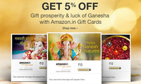 Get 5% Off on Amazon.in Email Gift Cards