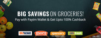 Get upto 100% Cashback on Bigbazaar, More, Spencers, Heritage Fresh