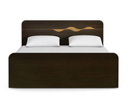 Hometown Swirl King Size Bed With Box Storage