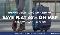 Minimum 40% off + 60% Cash Back on Bags & Luggage 