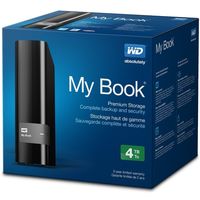 WD My Book 4TB External HDD (WDBFJK0040HBK)