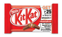 Get Amazon Gift Voucher of Rs 25 with KitKat of Rs 25