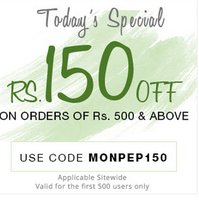 Rs.150 off on Rs.500