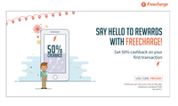 Get 50% cashback on Recharge /Bill Payment 