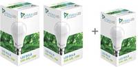 Syska Led Light 15W  (White, Pack of 2) + 1 syska 9w led free