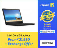 The Big Billion Day 3: Electronics - Laptops, Gaming, IT Peripherals, Camera & Accessories, Auto & Accessories
