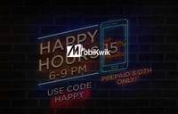 Happyhours - Get Rs.10 Cashback on Prepaid & DTH Recharge (6PM to 9PM)