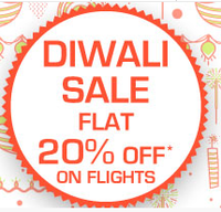 Flat 20% off on flights (Base Fare)