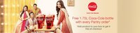 Get Free 1.75 L Coca Cola with all Pantry Orders (Hyderabad & Bangalore Only)