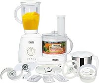 Inalsa Fiesta 650-Watt Food Processor (White/Grey) 