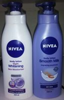 Nivea Smooth Milk Body Lotion 400ml + Nivea Night Whitening Body Lotion 400ml
