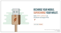 Freecharge (New Users) :- Upto 300% Cashback on Minimum Recharge of Rs 25/-