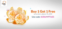 Buy 1 Get 1 Free on orders above Rs 200 at Holachef