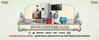 TataCliQ - Go Cash Free Flash Sale on Electronics