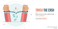 Add money into your freecharge wallet and get 10% cashback