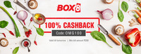 Box8: Get 100% cashback on food order above Rs.200