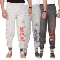 Swaggy Silver,Grey Running Track Pants For Mens (Pack Of 3)