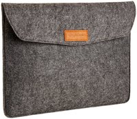 AmazonBasics 13-inch Felt Laptop Sleeve (Charcoal)