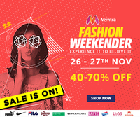 Myntra Fashion Weekender (26th & 27th Nov)