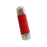 64GB 2 in 1 Dual USB Flash Pen Drive Memory Stick OTG Adapter