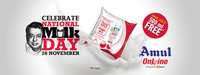 Get 500 ML Amul GOLD milk for free on every order(Only for Ahmedabad & Gandhinagar)