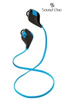 Sound One BT-788 Bluetooth Extra Bass Headphones with Mic (Blue/Black)