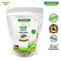 100% Natural Organic Green Coffee beans Decaffeinated & Unroasted Coffee Beans with A grade Fine quality. - 400g
