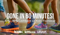 Kids Footwear 40-80% Cashback