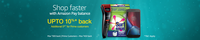 Pay with Amazon pay and Get 10%  (Max Rs. 300) & 15%  (Max Rs. 450) For prime Users