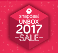 Snapdeal Unbox 2017 Sale - Up to 70% Off | 17-19 Dec