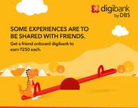 Digibank by DBS Refer a friend and earn 250 each 