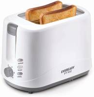 Eveready PT102 750 W Pop Up Toaster  (White ,Grey)