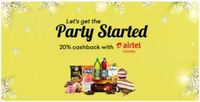 Get 20% Cashback via Airtel Money